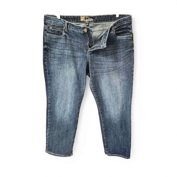 KUTβFROM THE KLOTH Women's Plus Size Dark Stone Wash High Rise Jeans SIZE 18W - Picture 3 of 12